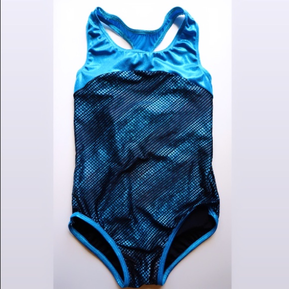 Icy Blue Gymnastics Leotard
